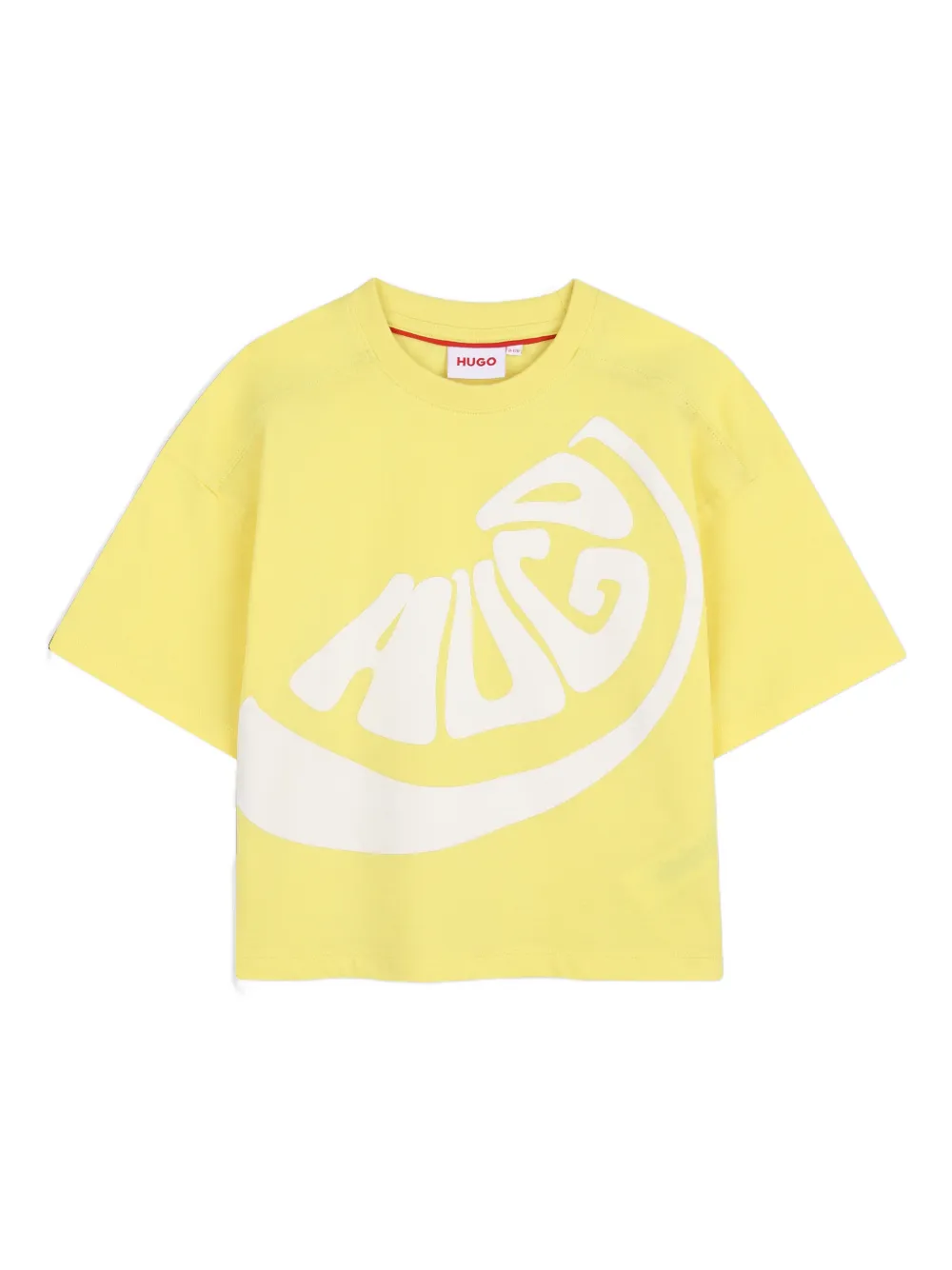 HUGO KIDS T-shirt con grafica - Giallo
