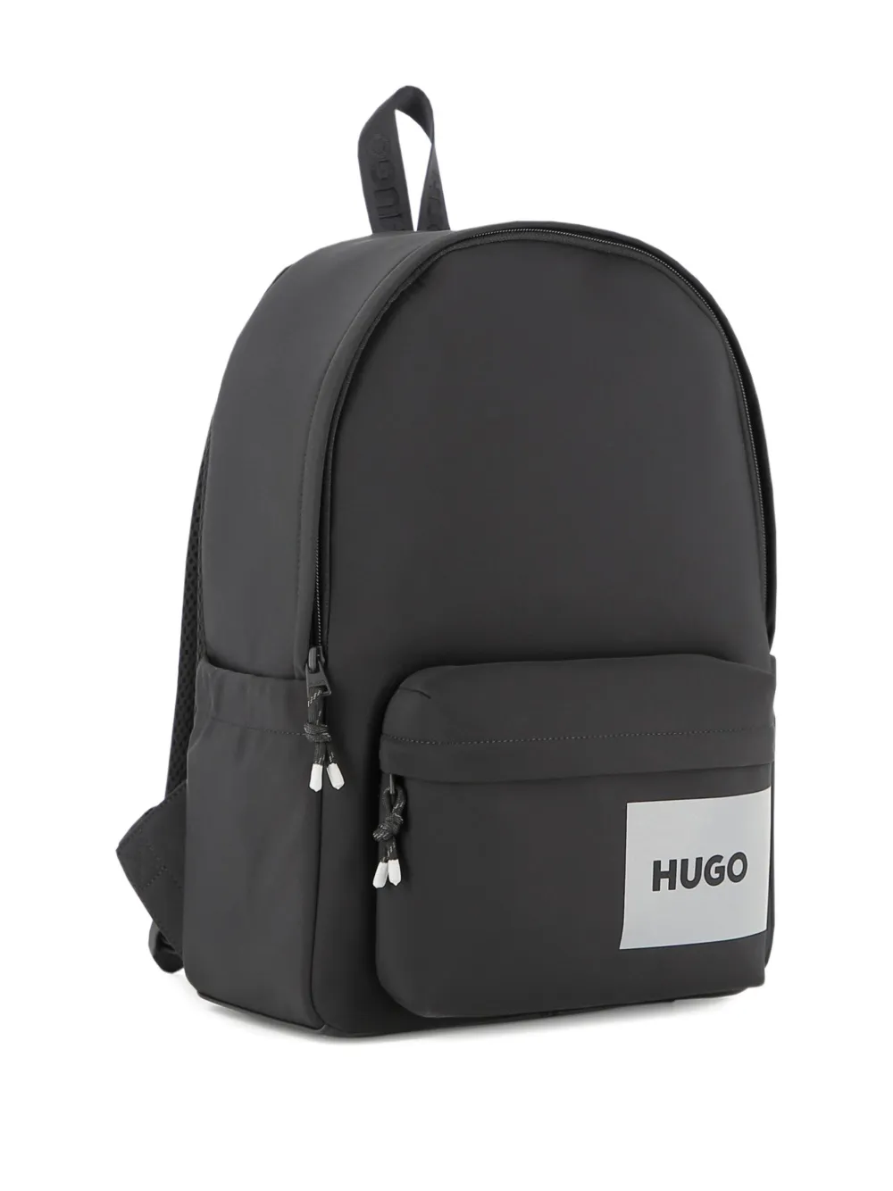  Hugo Kids Logo-patch Backpack - Black 