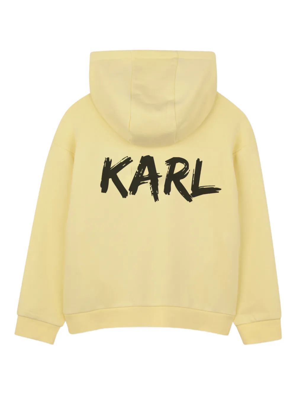 Karl Lagerfeld Kids Hoodie met logoprint Geel