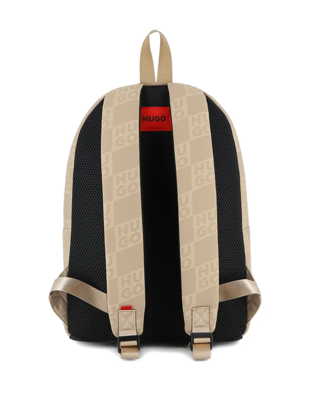  Hugo Kids Sac à Dos à Patch Logo - Tons Neutres 