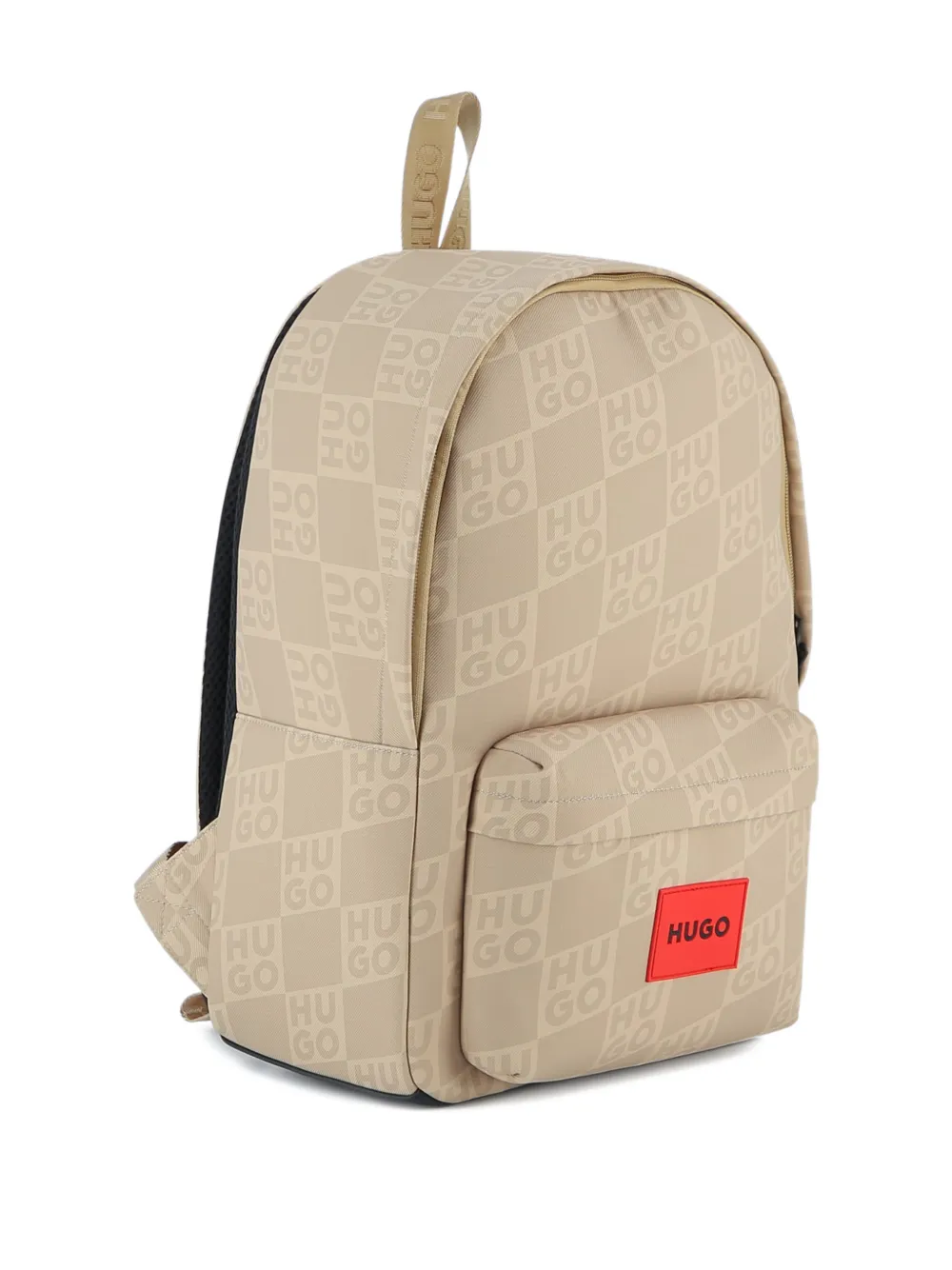  Hugo Kids Sac à Dos à Patch Logo - Tons Neutres 