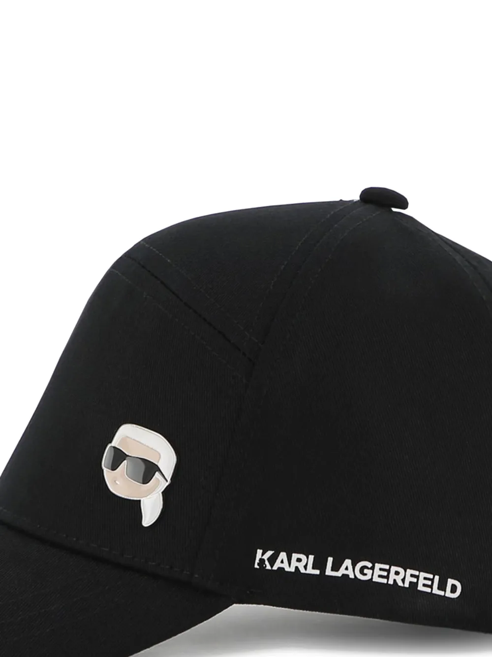 Karl Lagerfeld Kids Pet met logodetail Zwart