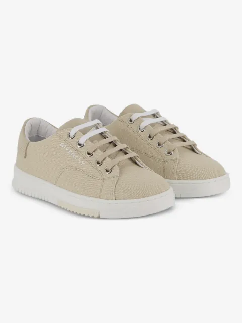 Givenchy Kids lace-up logo-print sneakers