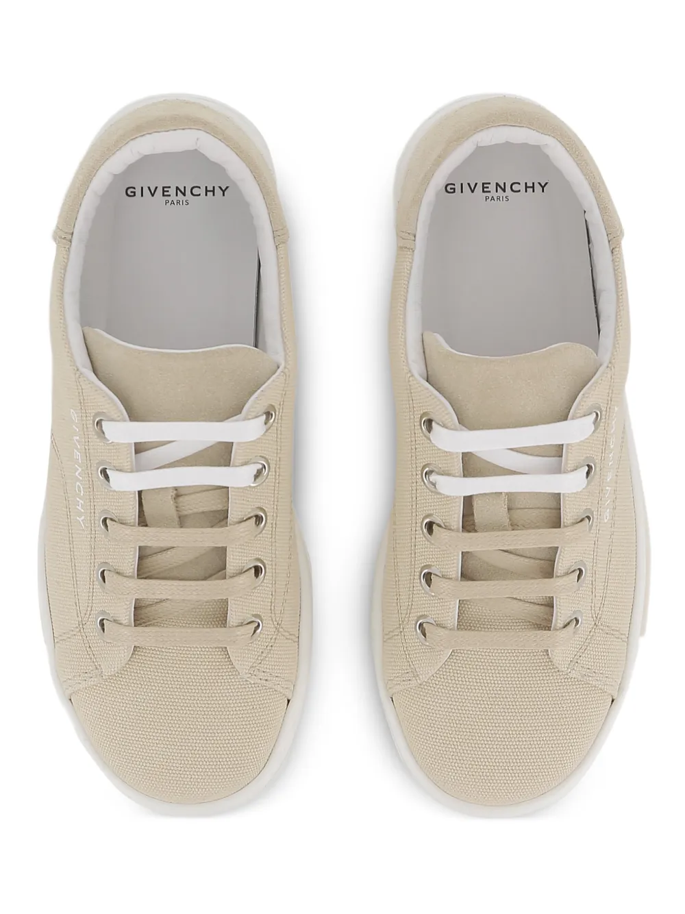 Givenchy Kids Sneakers met logoprint Beige