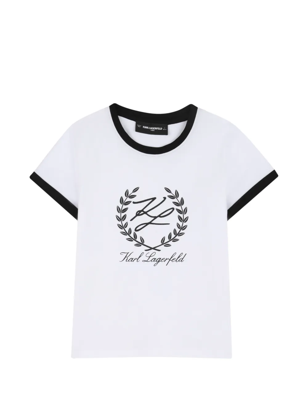 Karl Lagerfeld Kids logo-detail T-shirt - Bianco