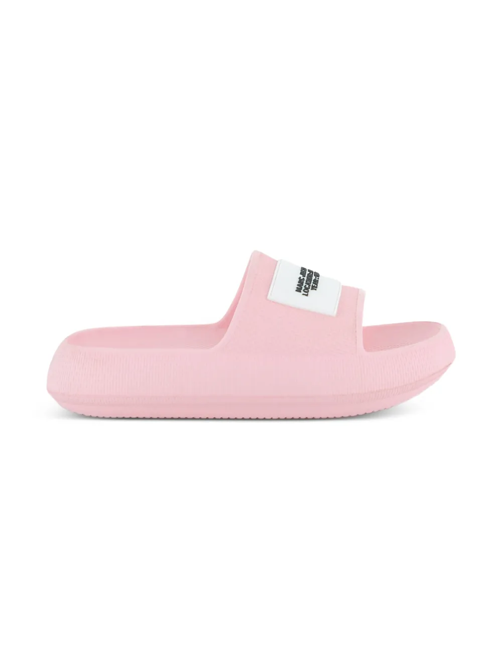 Marc Jacobs Kids Slippers met logo Roze