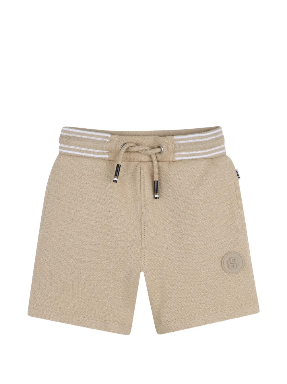BOSS Kidswear Shorts con vita a righe - Toni neutri