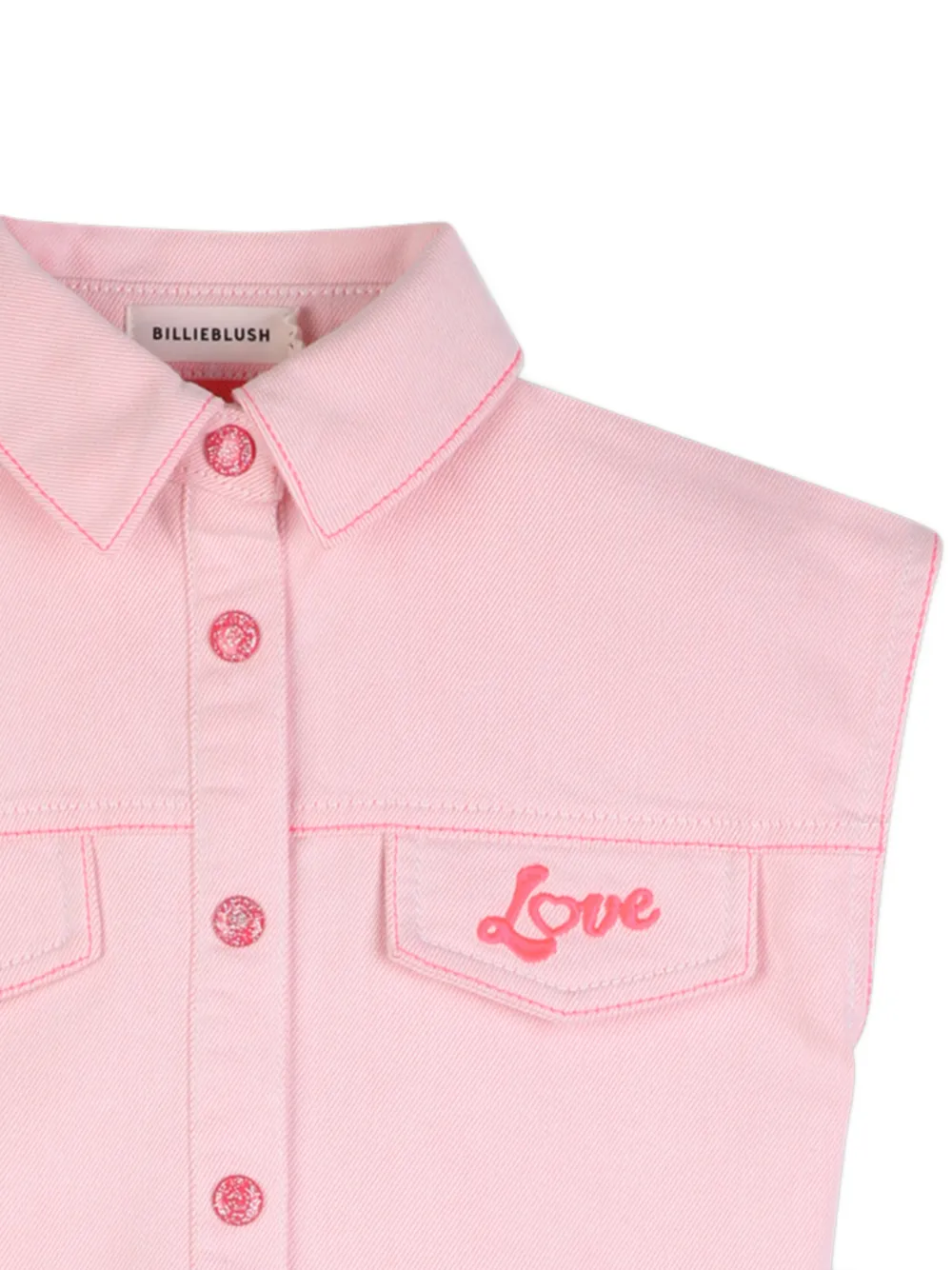 Billieblush Mouwloze jurk met tule rok Roze