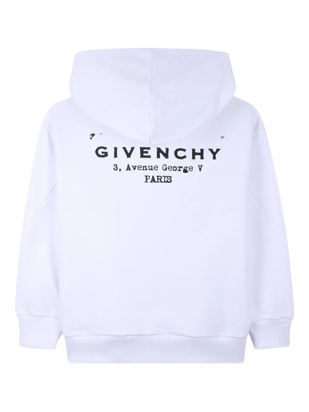 Givenchy Kids Hoodie met rits Wit