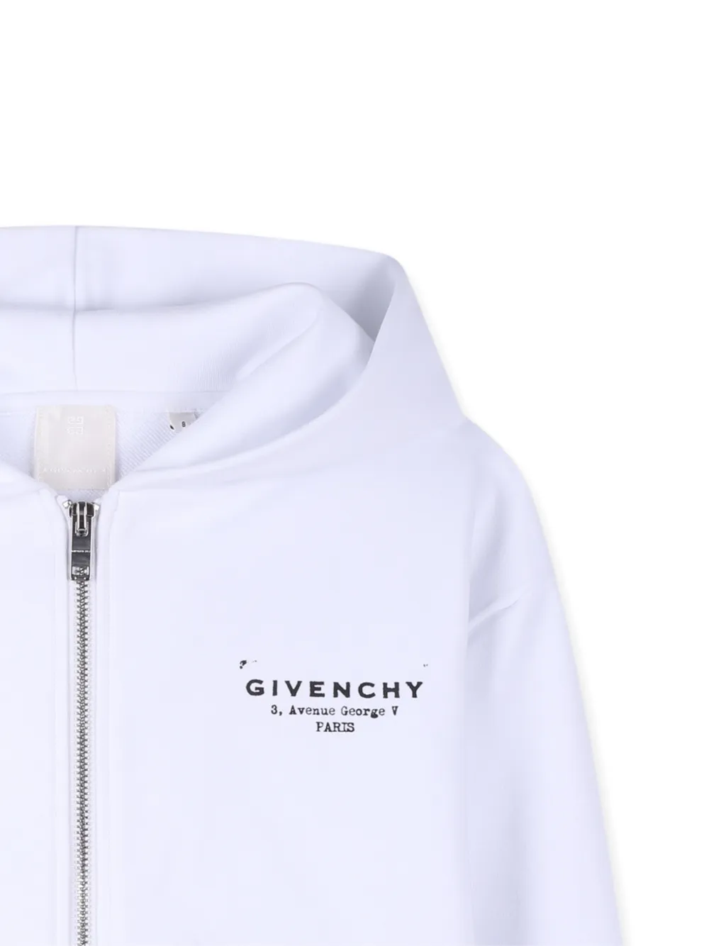Givenchy Kids Hoodie met rits Wit