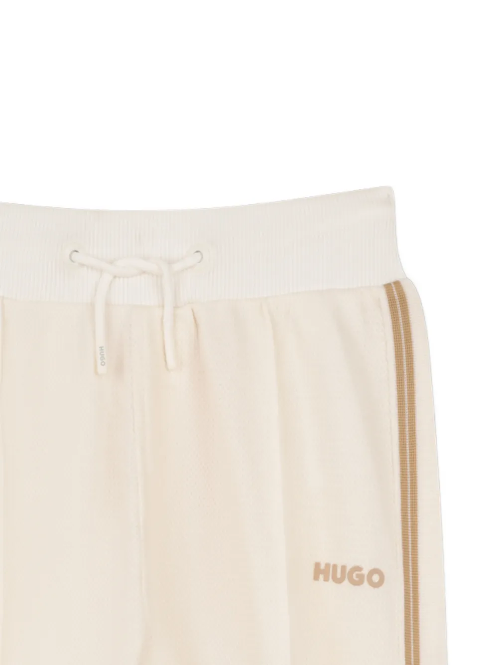  Hugo Kids Side-stripe Track Pants - Neutrals 