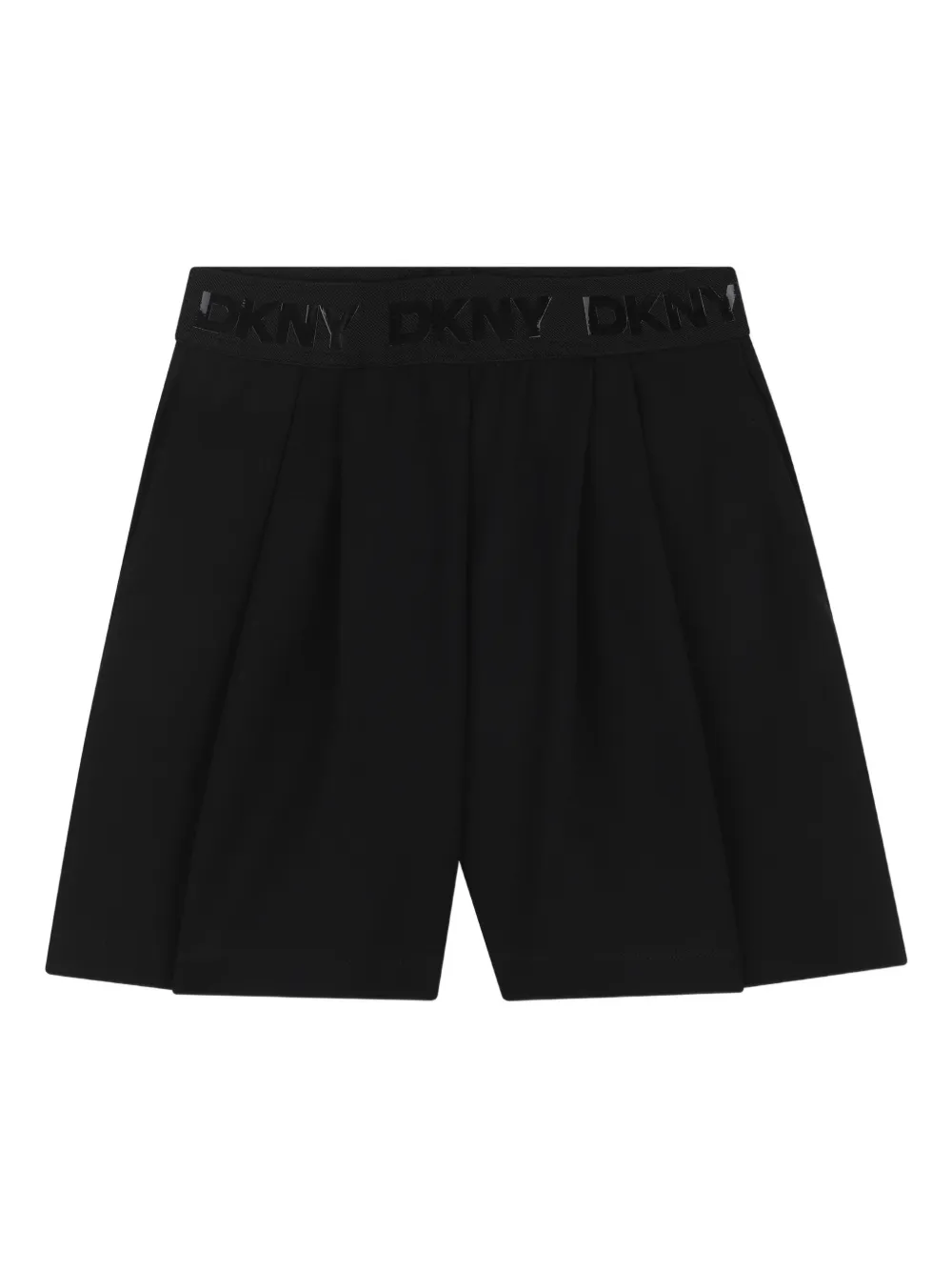 Dkny Kids Shorts con banda logata - Nero