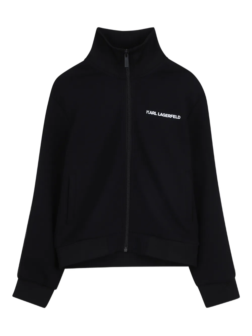 Karl Lagerfeld Kids Maglione con zip - Nero