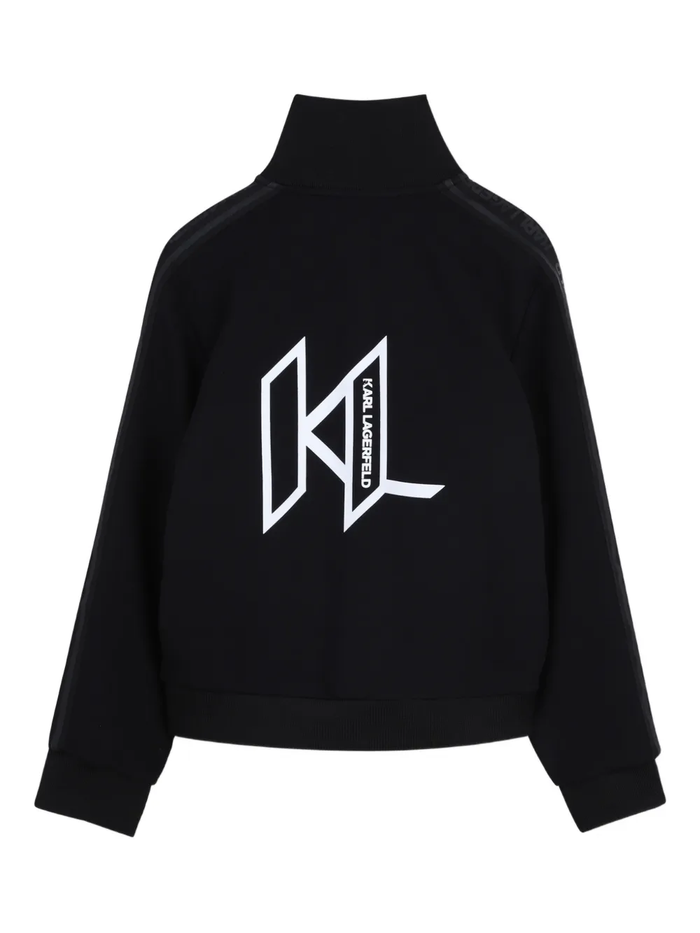  Karl Lagerfeld Kids Zip-up Sweater - Black 