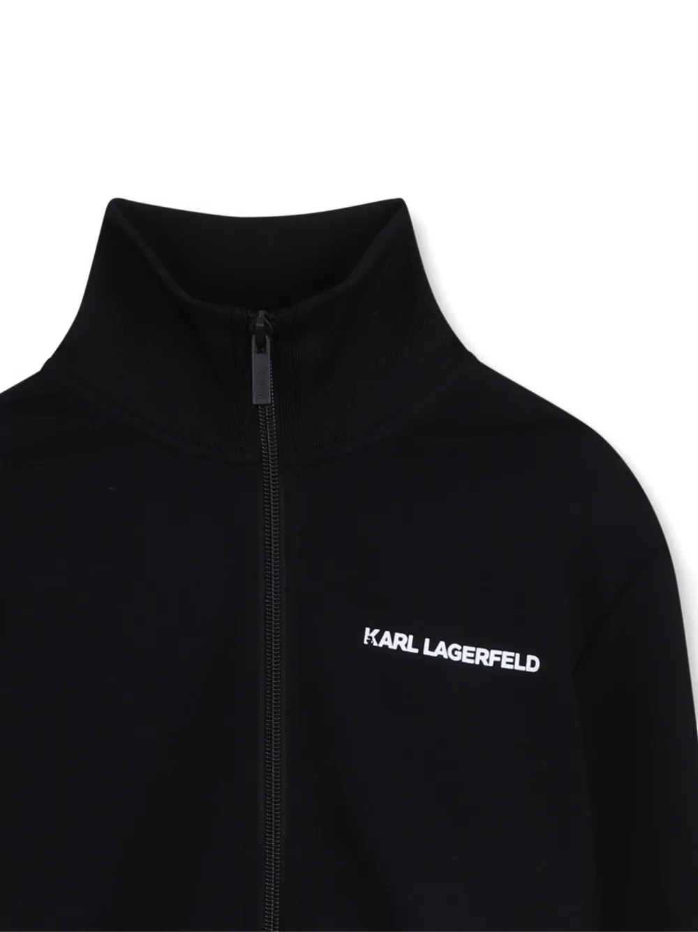  Karl Lagerfeld Kids Zip-up Sweater - Black 