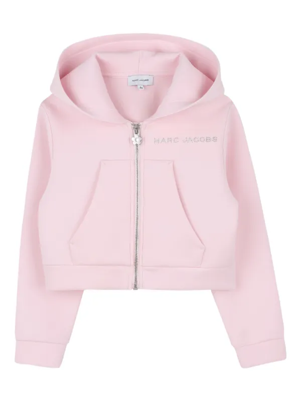 MARCJACOBS パーカー Y2K Marc Jacobs Kids Moletom Com Fechamento Por Zíper | Rosa | FARFETCH BR