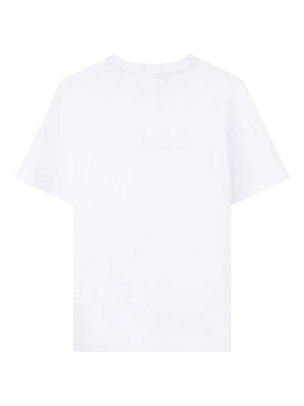 BOSS Kidswear T-shirt met logoprint en korte mouwen Wit