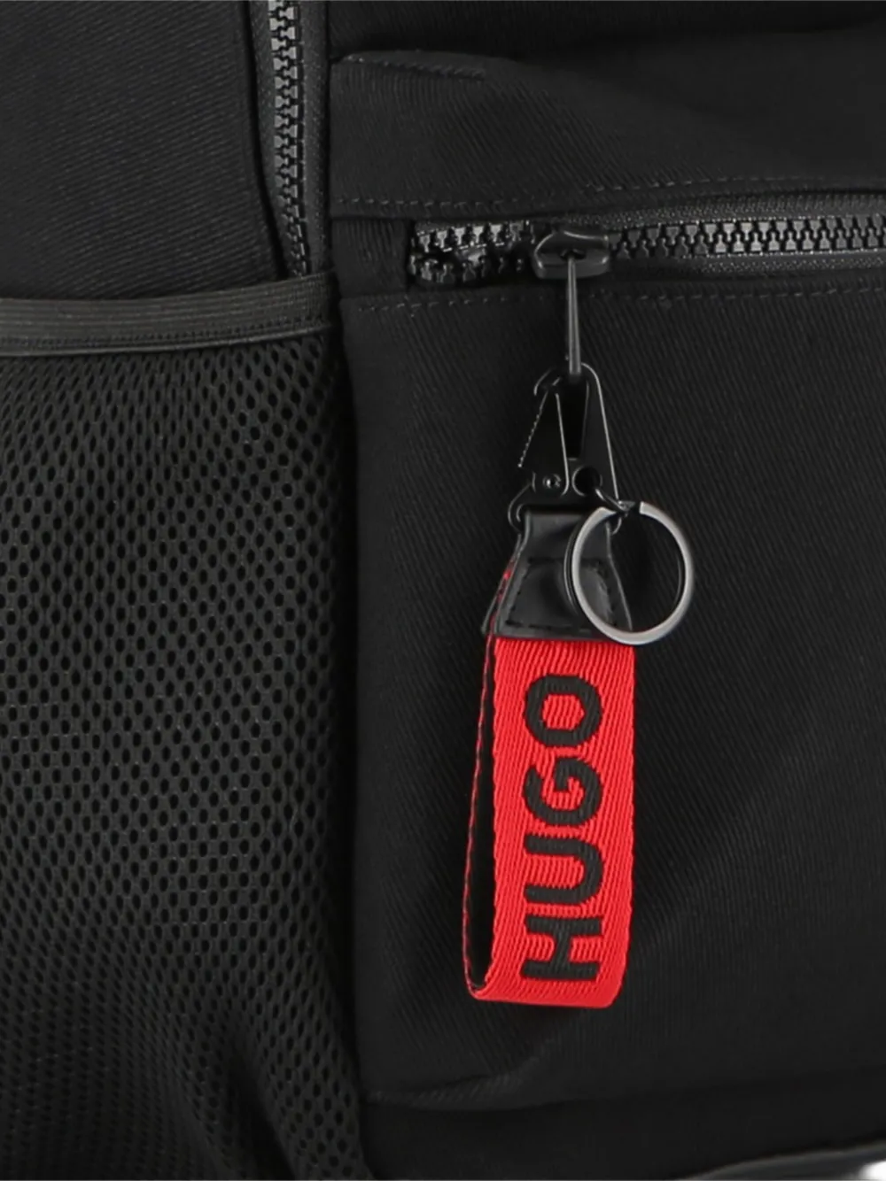 HUGO KIDS Rugzak met logopatch Zwart