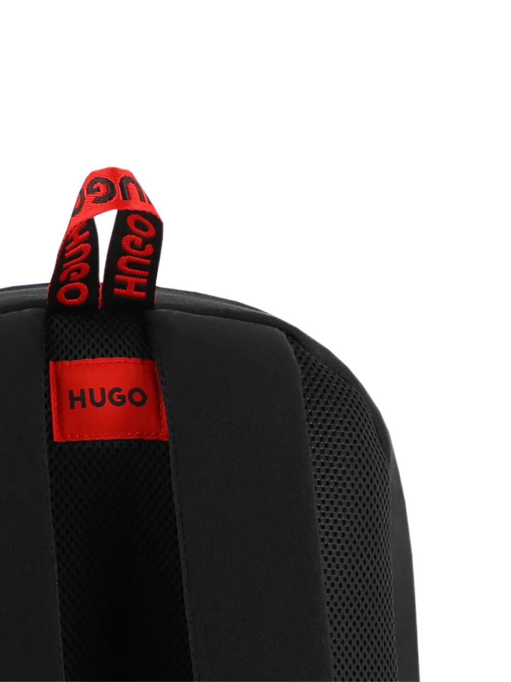 HUGO KIDS Rugzak met logopatch Zwart