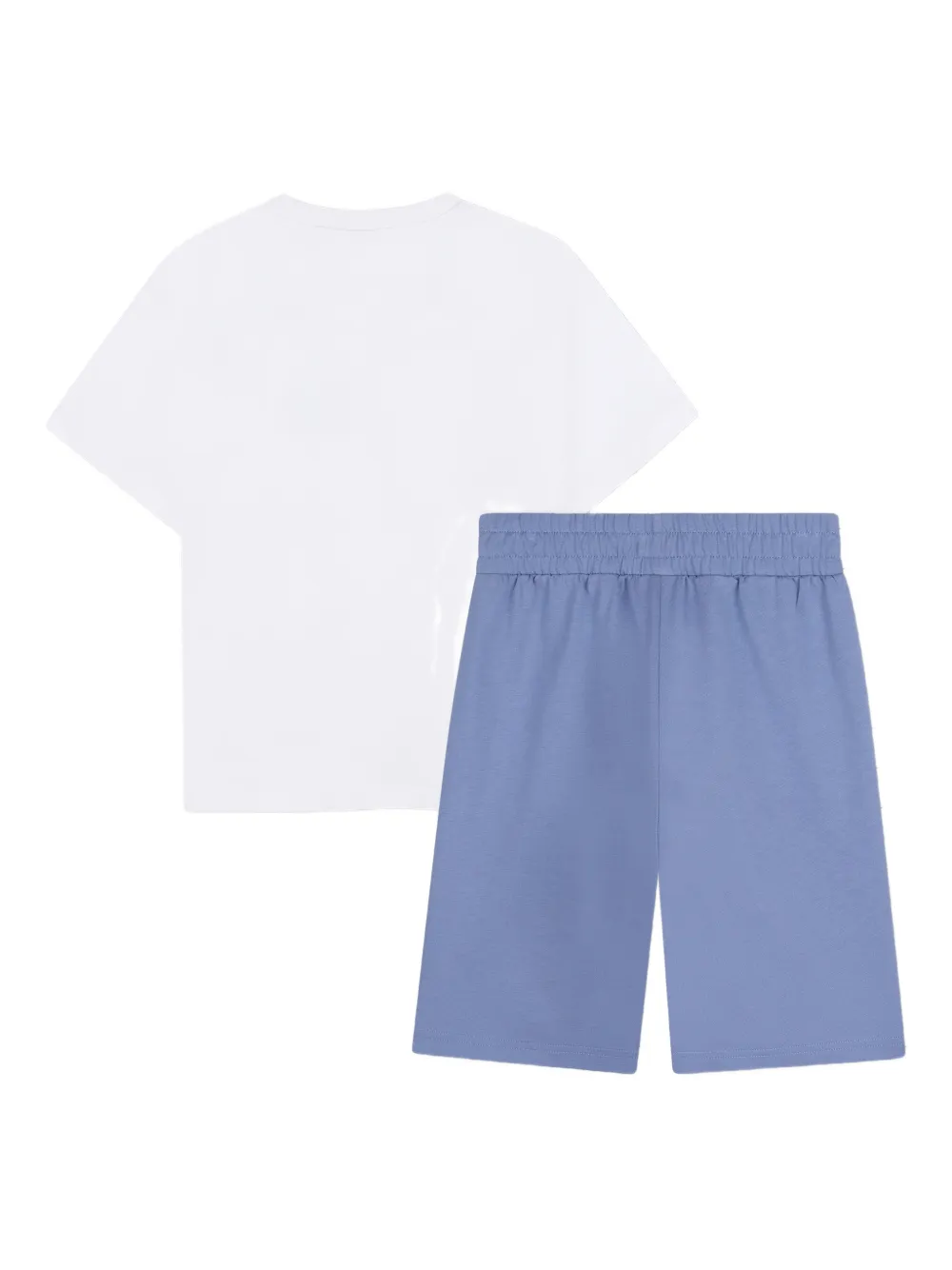  Boss Kidswear Logo-print Shorts Set - White 
