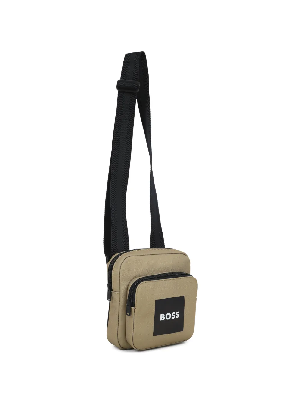  Boss Kidswear Zip Crossbody Bag - Neutrals 