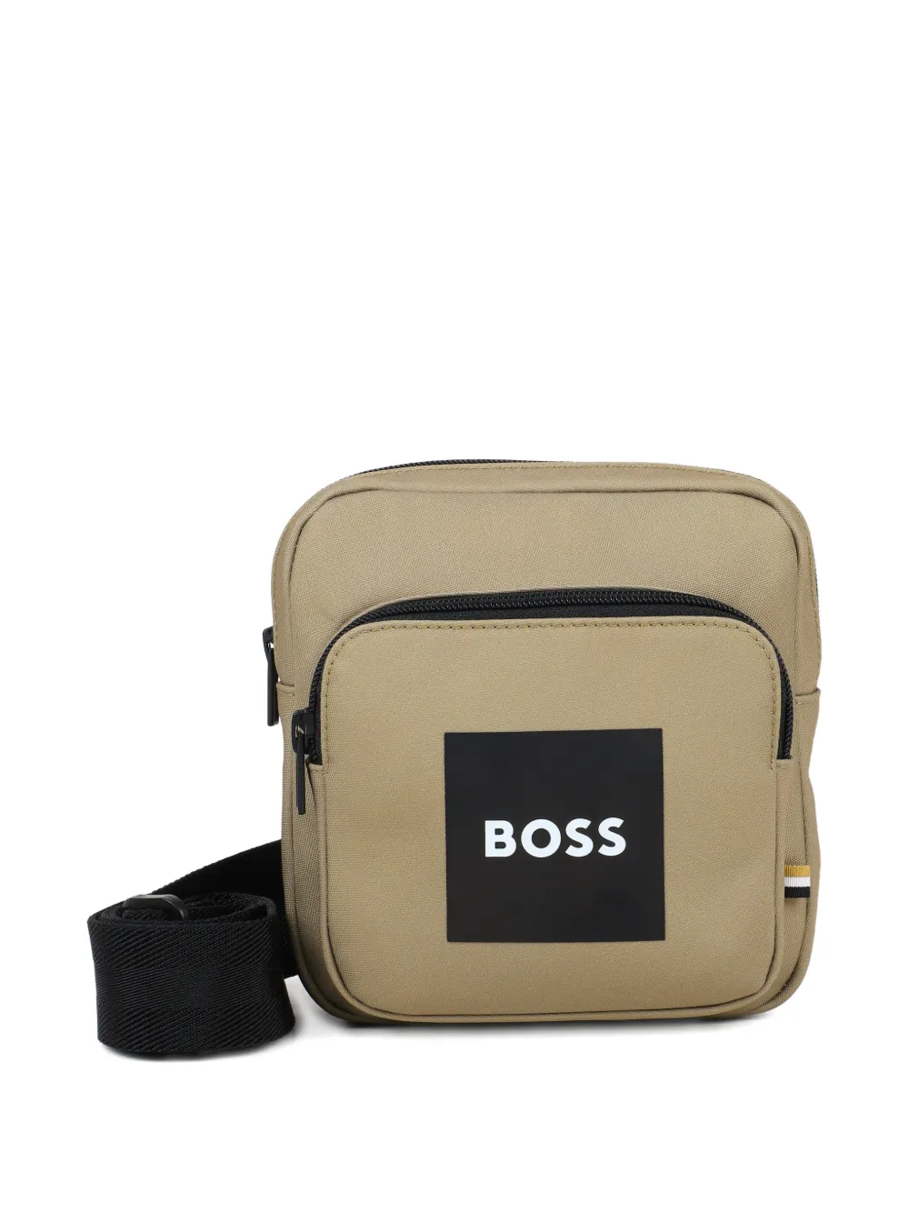 BOSS Kidswear Borsa a tracolla con zip - Toni neutri