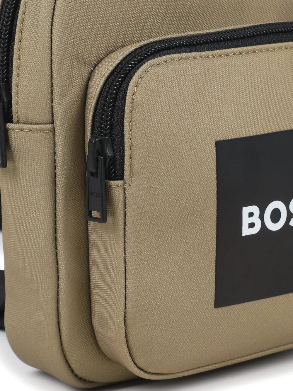 BOSS Kidswear Crossbodytas met rits Beige