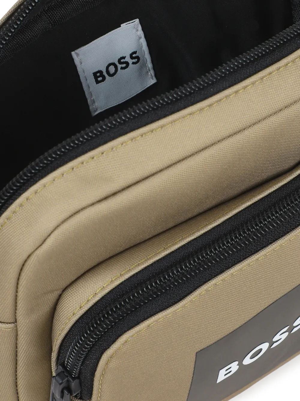 BOSS Kidswear Crossbodytas met rits Beige