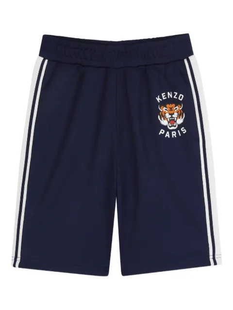 Kenzo Kids shorts de playa con estampado de tigre