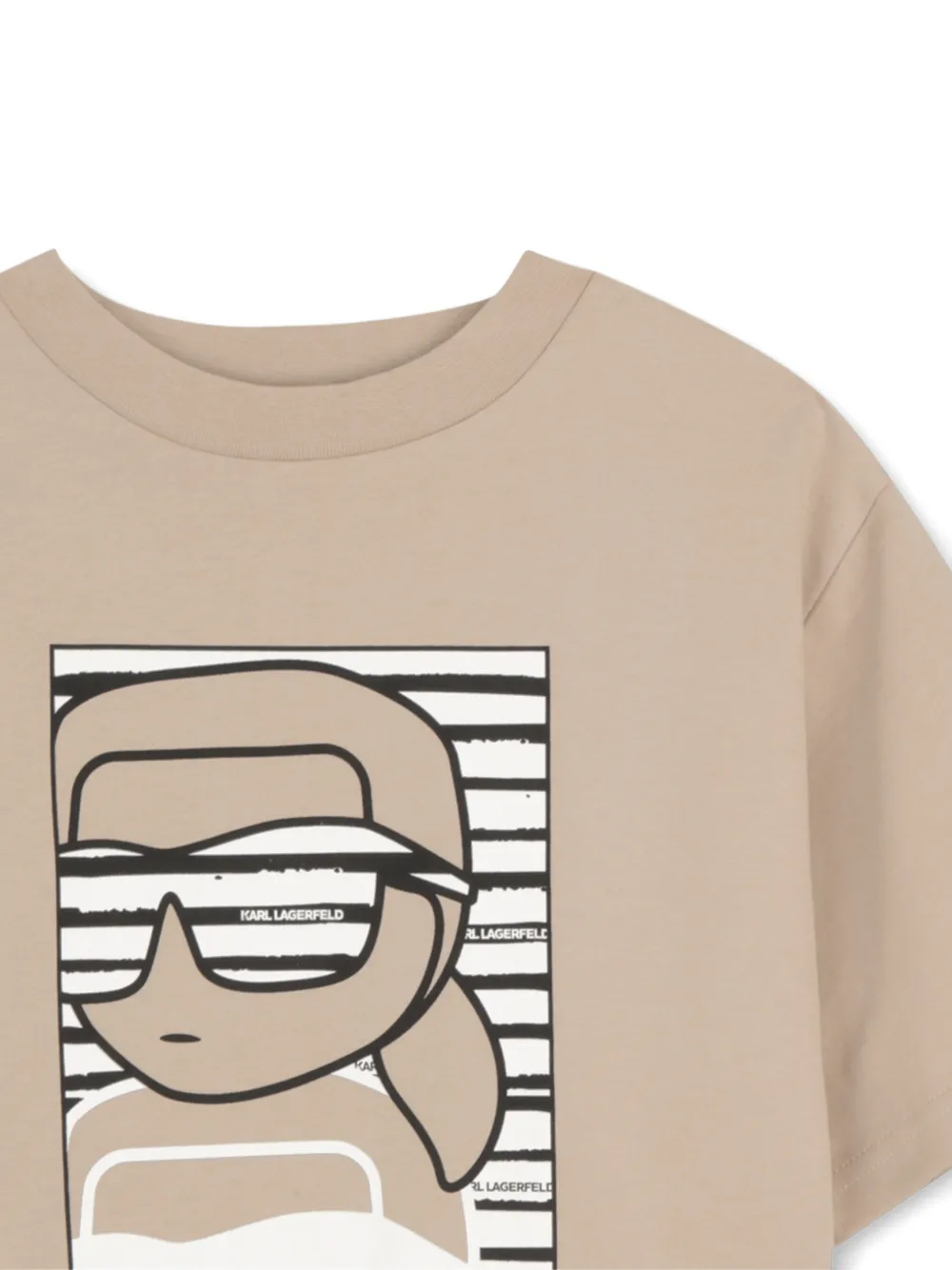  Karl Lagerfeld Kids Graphic T-shirt - Neutrals 