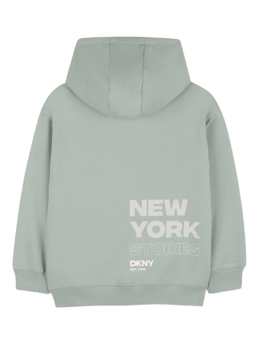  Dkny Kids Hooded Logo Sweatshirt - Green 