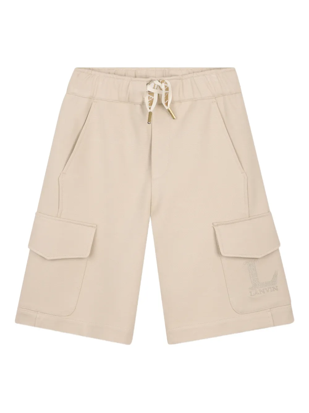 Lanvin Enfant Shorts cargo con coulisse - Toni neutri