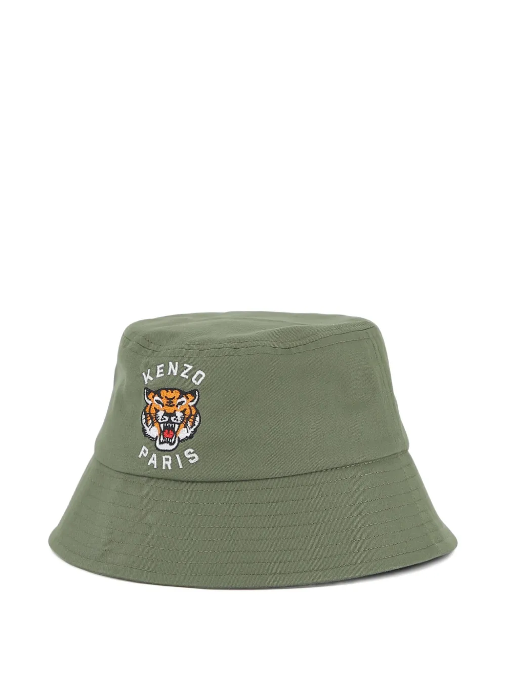 Kenzo Kids Cappello bucket con ricamo - Verde