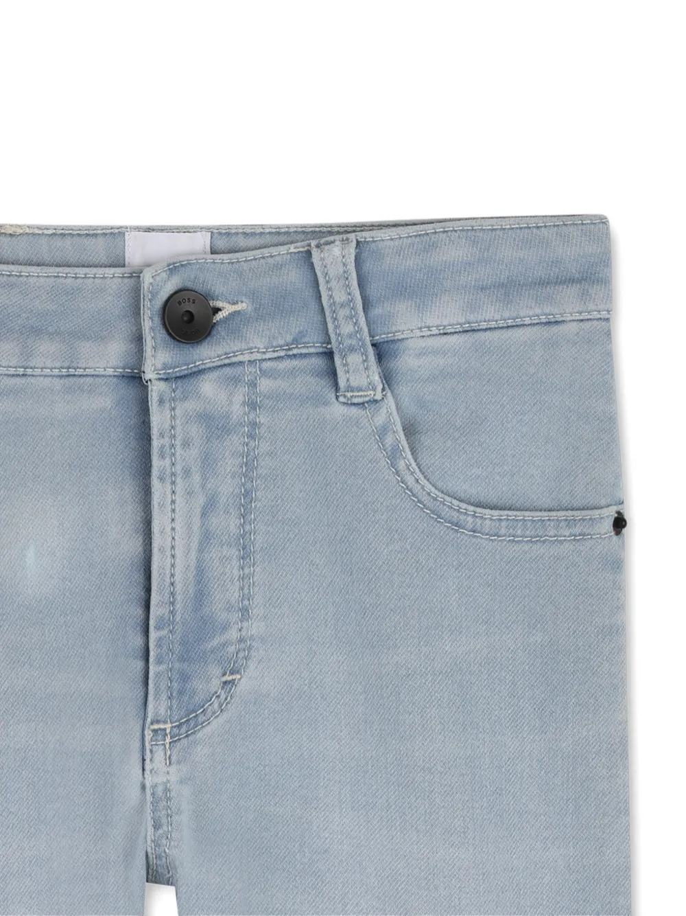 BOSS Kidswear Spijkershorts Blauw