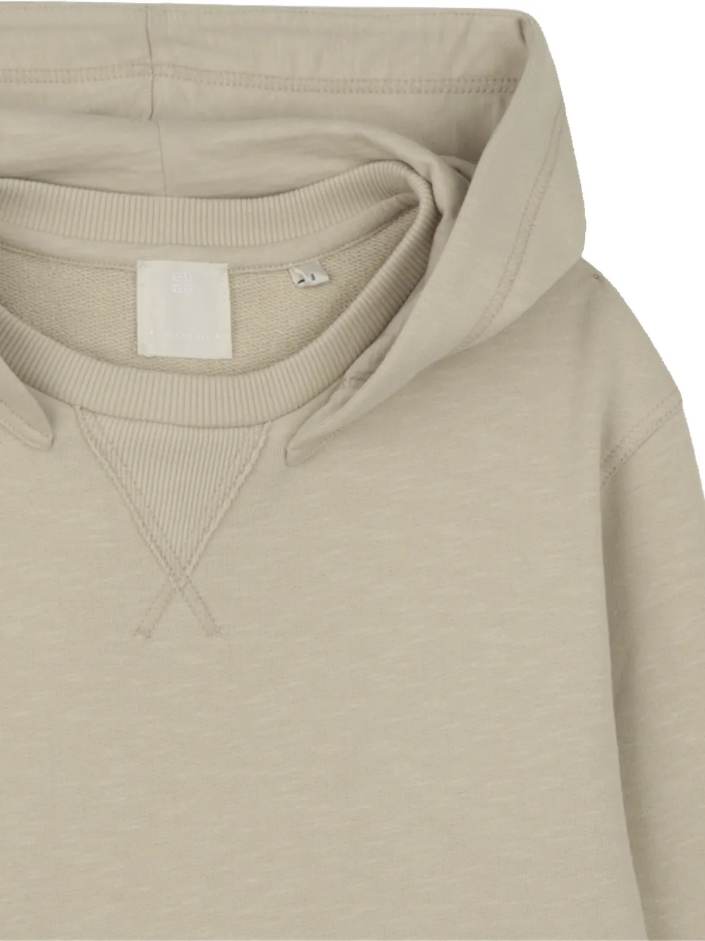 Givenchy Kids Hoodie met capuchon Beige