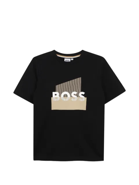 BOSS Kidswear logo-print T-shirt