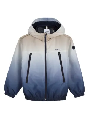 Moncler Enfant リバーシブル フーデッドジャケット | レッド 