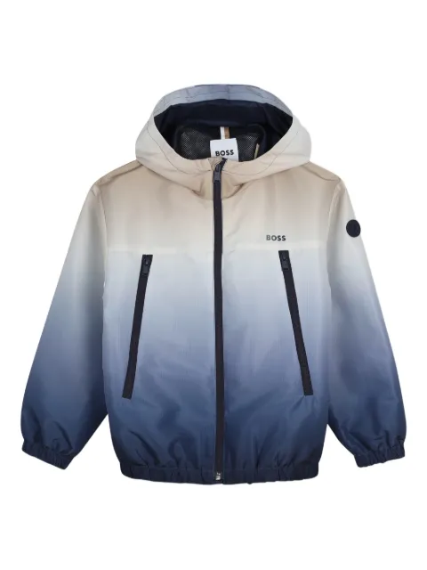 BOSS Kidswear gradient-effect windbreaker