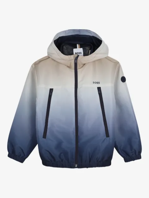 BOSS Kidswear gradient-effect windbreaker