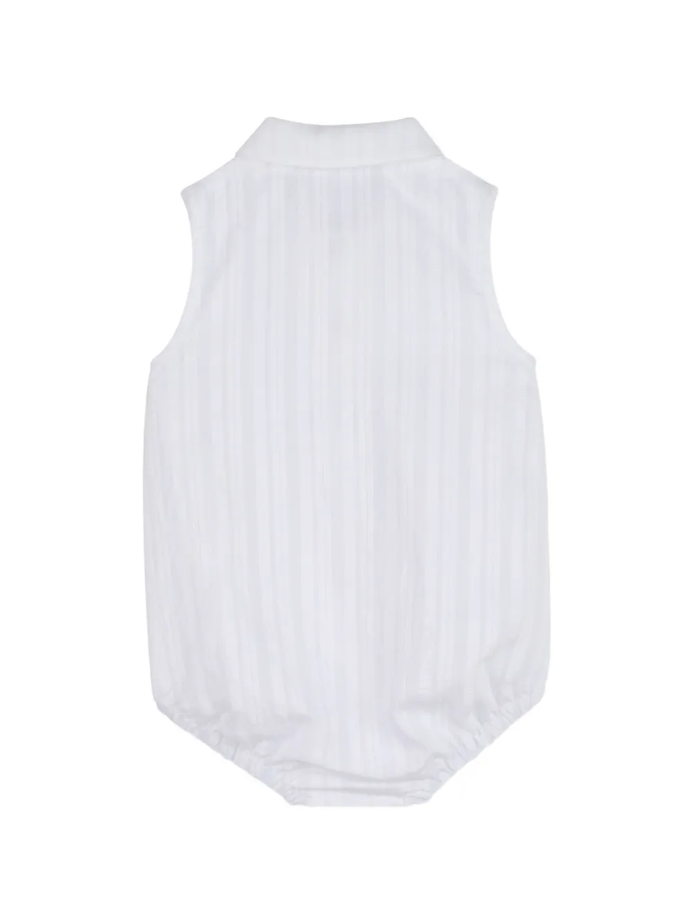 BOSS Kidswear Jumpsuit met kraag Wit