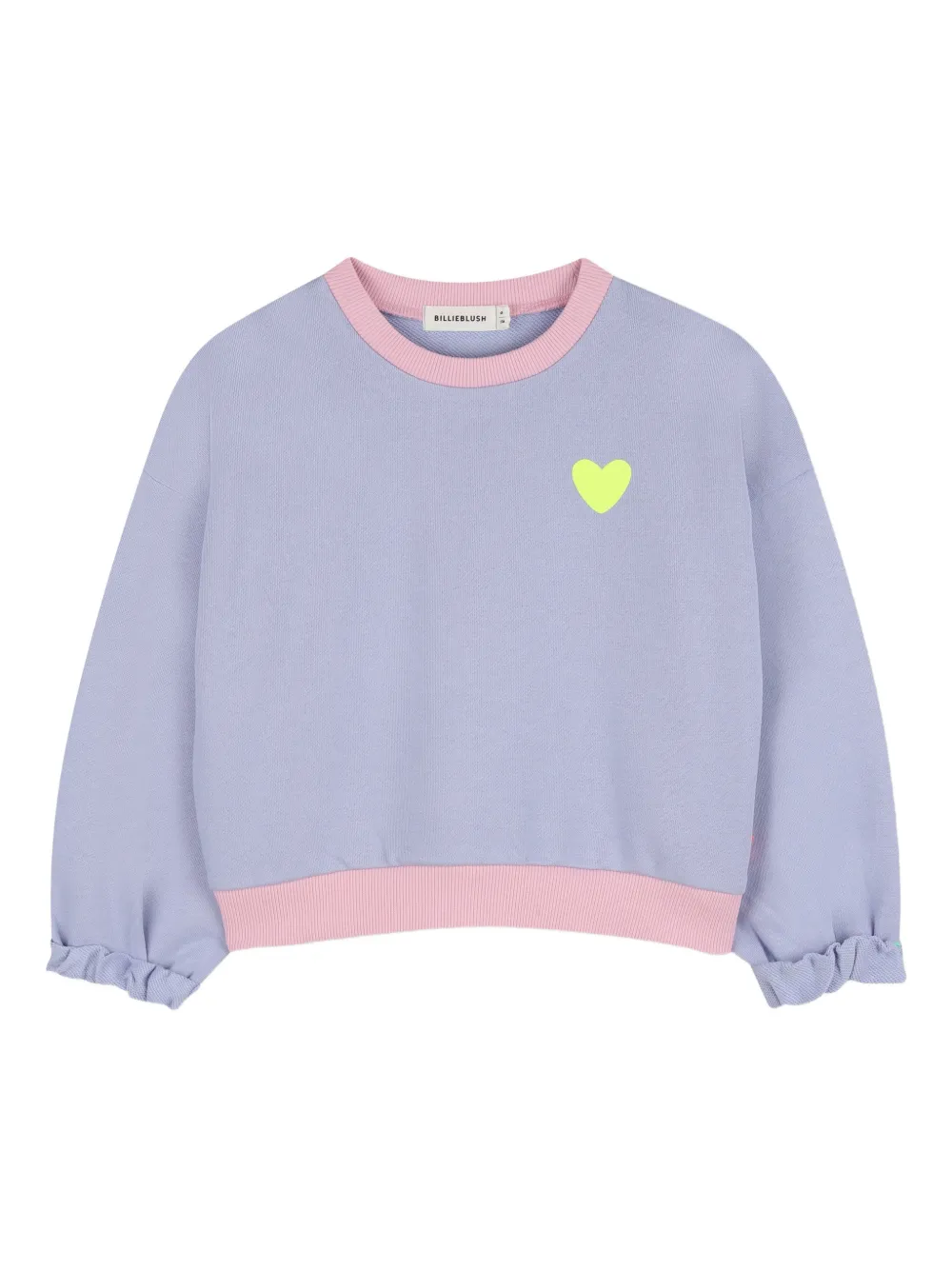 Billieblush heart-detail sweatshirt - Purple