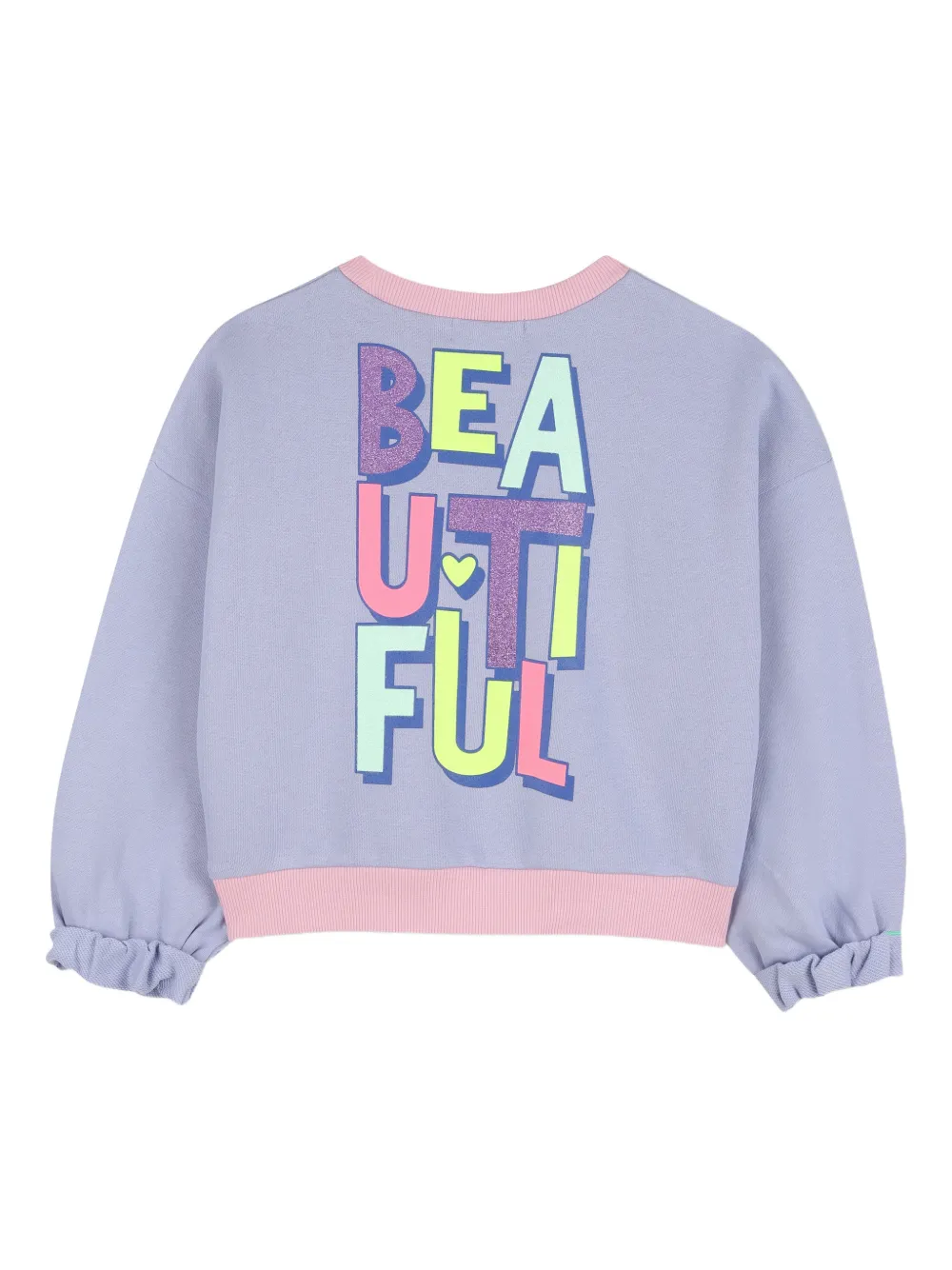  Billieblush Heart-detail Sweatshirt - Purple 