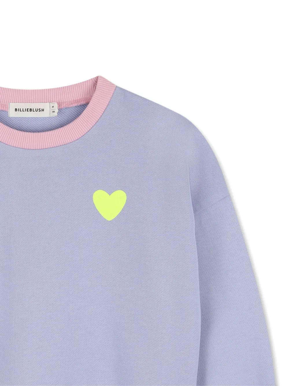  Billieblush Heart-detail Sweatshirt - Purple 