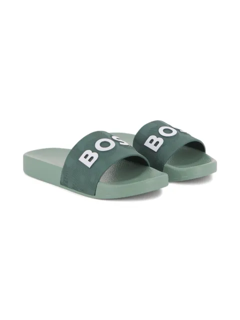 BOSS Kidswear logo-detail slides
