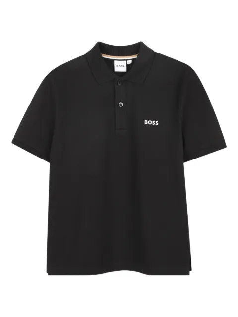 BOSS Kidswear Poloshirt mit kurzen Ärmeln