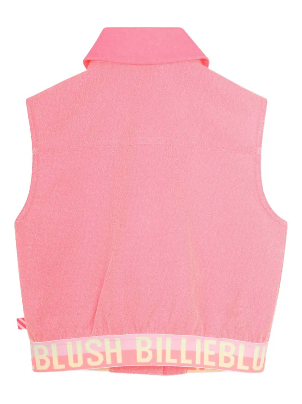 Billieblush Gilet met knoopsluiting en kraag Roze