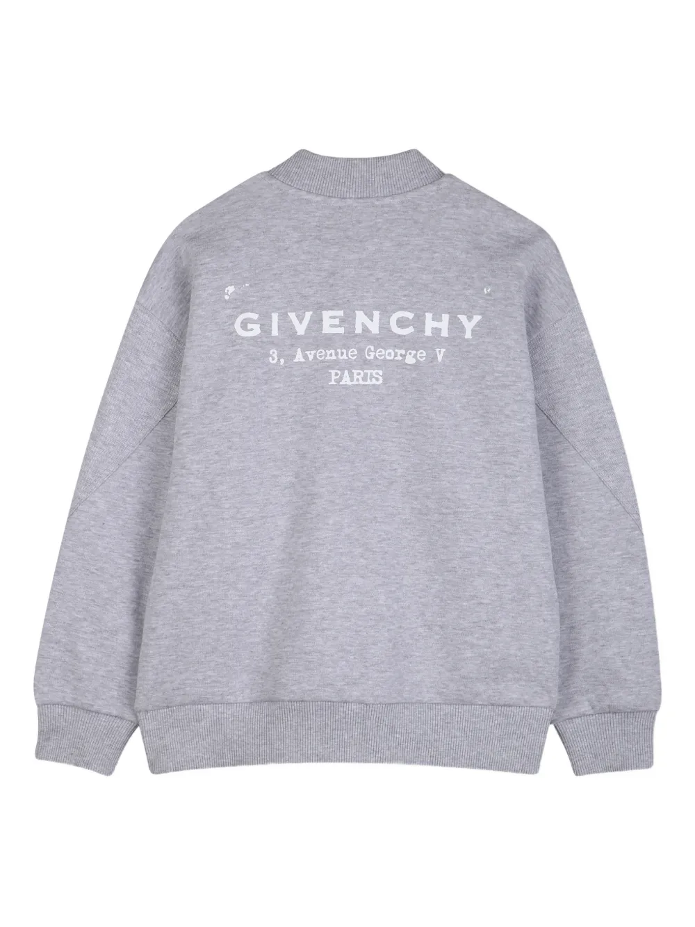  Givenchy Kids Zip Cardigan - Grey 