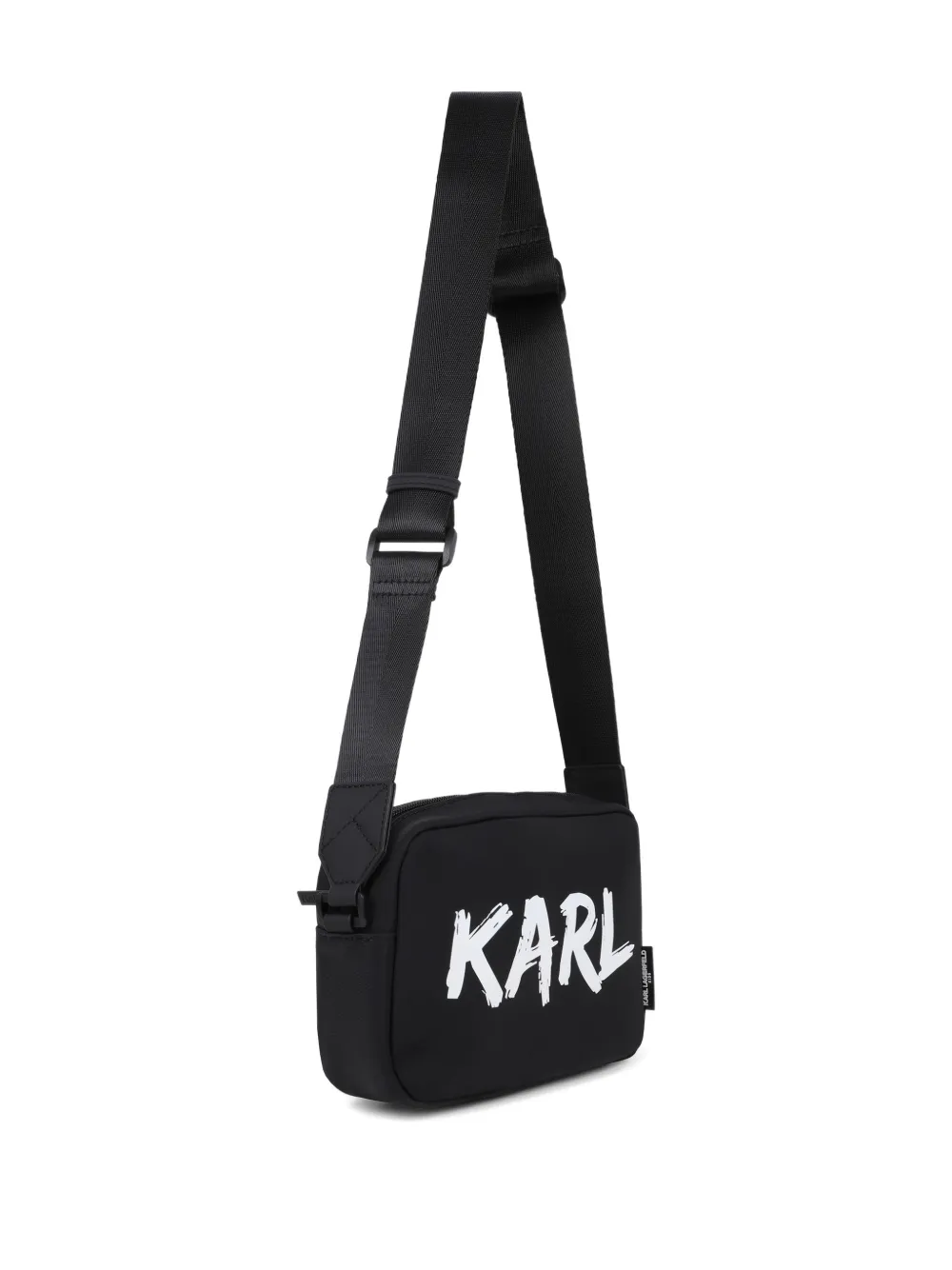 Karl Lagerfeld Kids Crossbodytas met logo Zwart