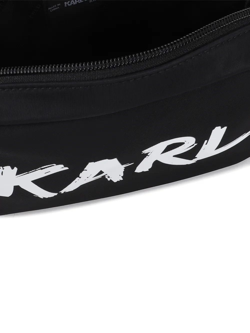 Karl Lagerfeld Kids Crossbodytas met logo Zwart