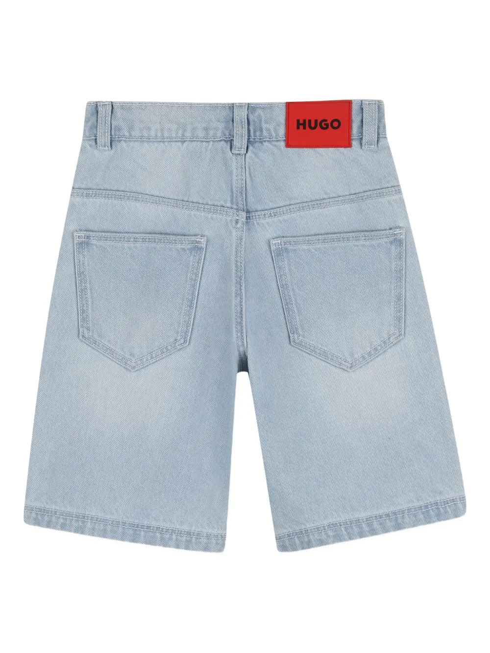 HUGO KIDS Spijkershorts met zakken Blauw